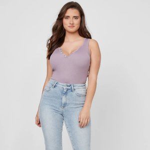 Guess Knitted Purple Tank